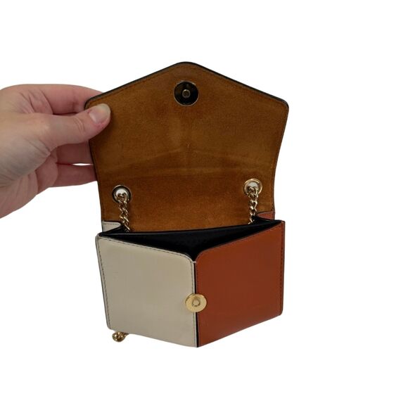 Sandro Women's Leather Black/Multi Mini Chained Crossbody Bag - Picture 4 of 8